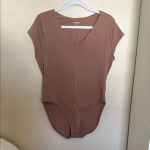 Old Navy Women's Brown V-Neck Top